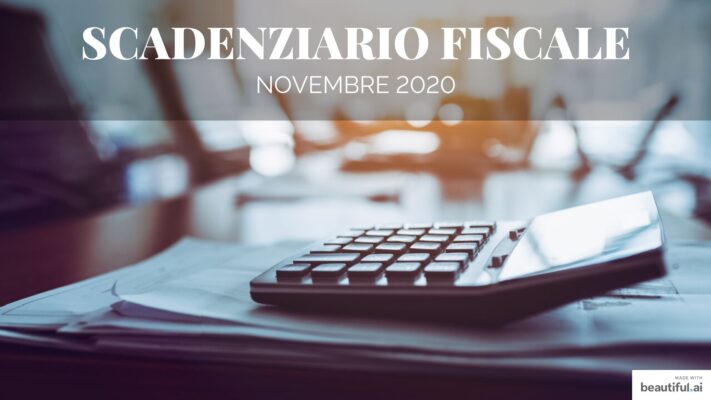 Scadenziario Fiscali 2020