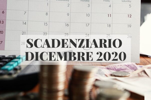 SCADENZIARIO DICEMBRE 2020