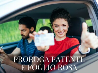 Patente E Foglio Rosa Proroga