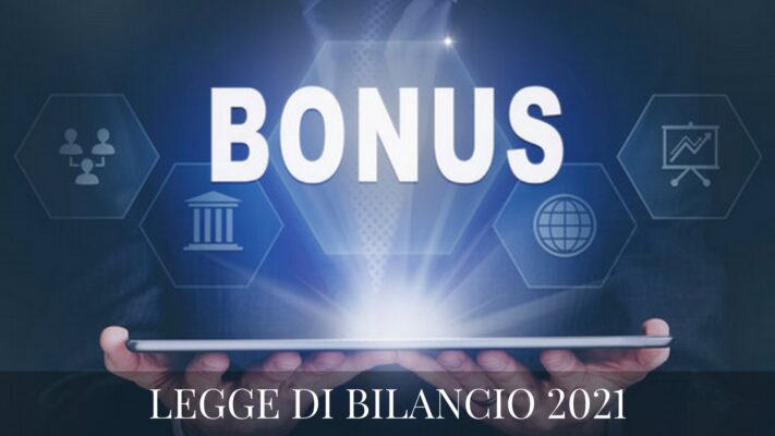 Bonus Nella Legge Di Bilancio 2021