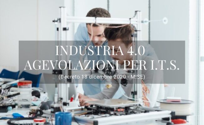 MISE ITS Industria 4.0